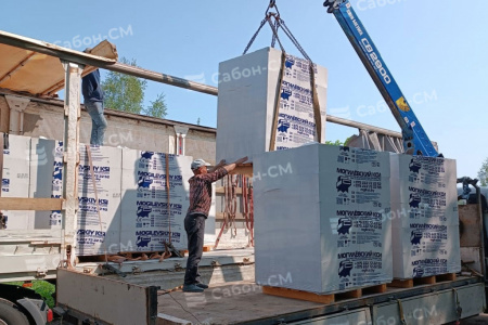 Газобетонные блоки Могилевский КСИ D400 600х150х250 перегородочные